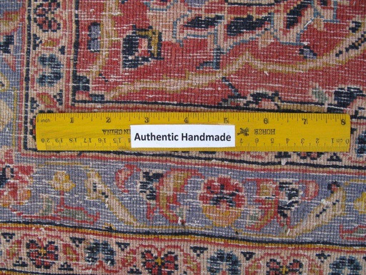 10x14 Authentic Hand-knotted Persian Signed Kashan Rug - Iran - bestrugplace