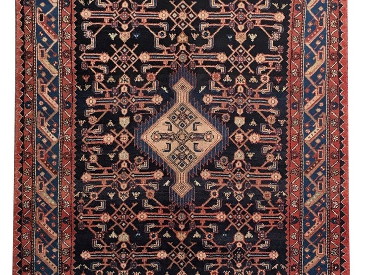 5x11 Authentic Hand-knotted Persian Hamadan Rug - Iran - bestrugplace