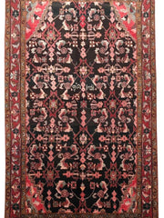 5x9 Authentic Hand-knotted Persian Hamadan Rug - Iran - bestrugplace