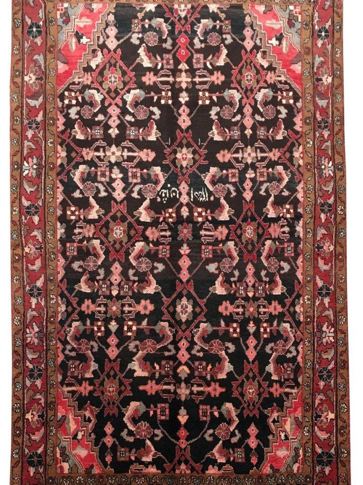 5x9 Authentic Hand-knotted Persian Hamadan Rug - Iran - bestrugplace