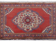 3' x 2' Red Persian Roodbar Rug