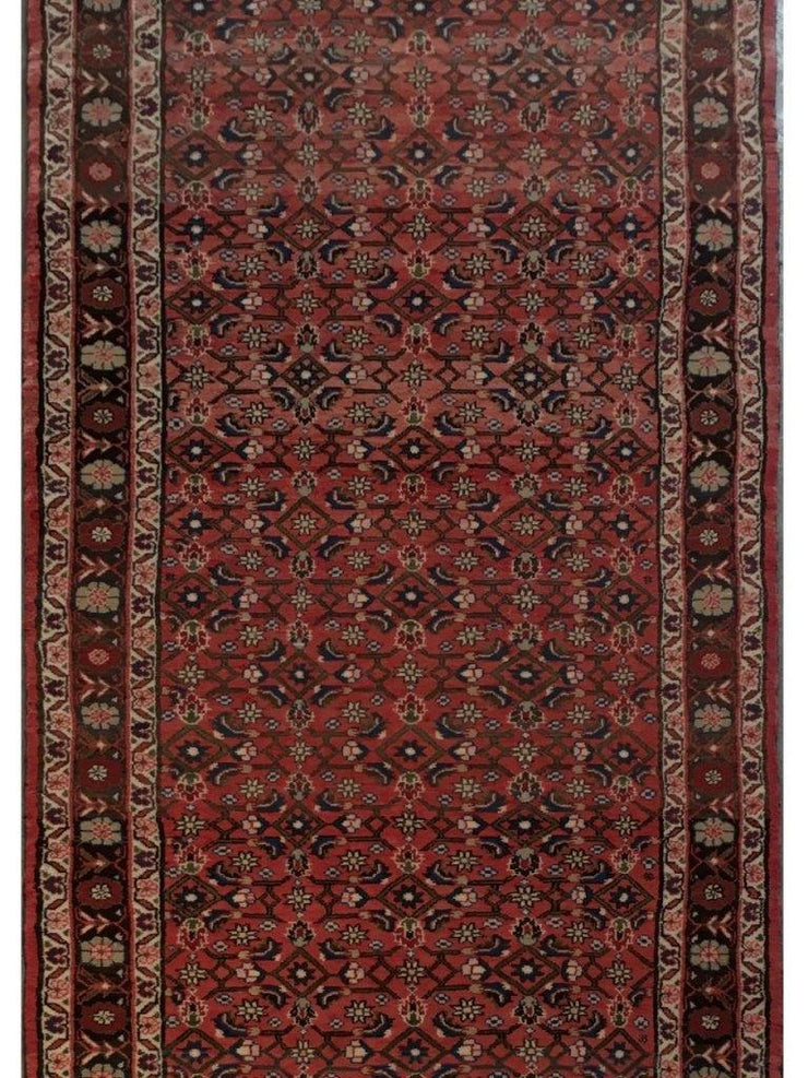 3x11 Authentic Hand-knotted Persian Hamadan Rug - Iran - bestrugplace