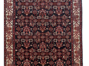 4x14 Authentic Hand-knotted Persian Hamadan Rug - Iran - bestrugplace