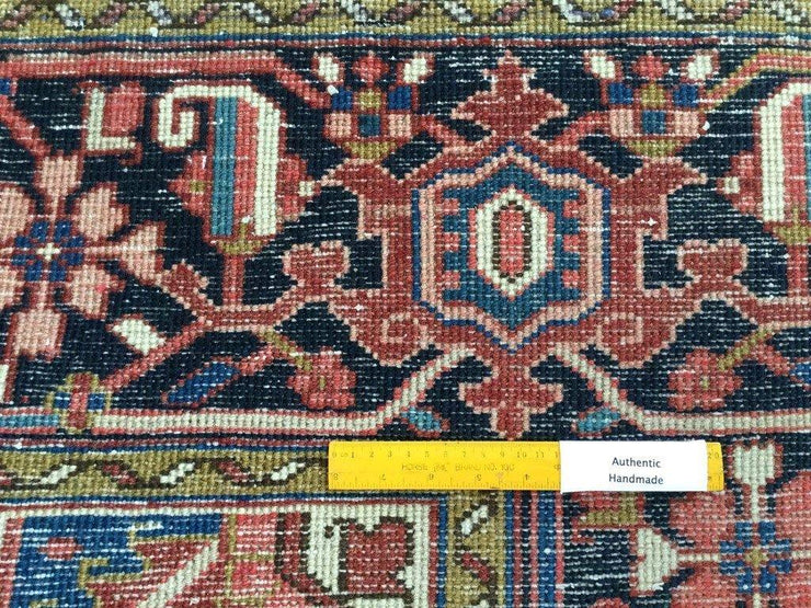 9x12 Authentic Hand Knotted Persian Heriz Rug - Iran - bestrugplace