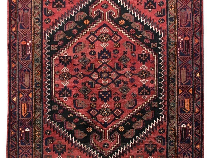 4x7 Authentic Hand-knotted Persian Zanjan Rug - Iran - bestrugplace