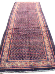 4' x 10' Purple Violet Persian Hussainabad Runner