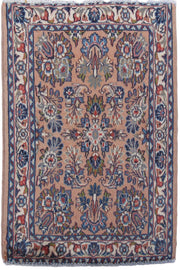 2' x 3' Camel Brown Persian Arak Rug