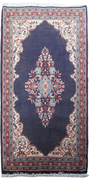 3' x 4' Eggplant Purple Persian Sarouk Rug