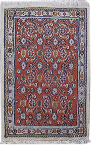 2' x 3' Red Persian Moud Rug